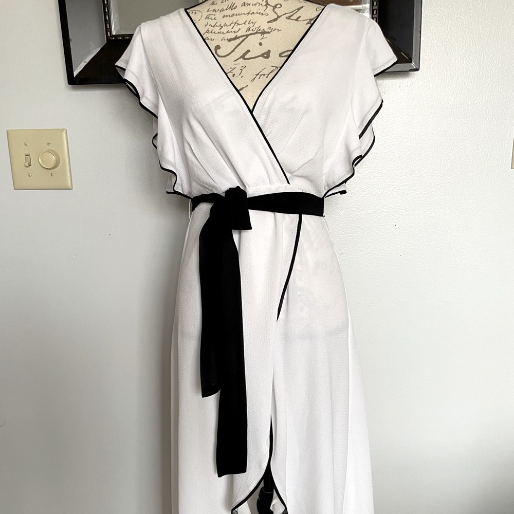 White Wrap Dress